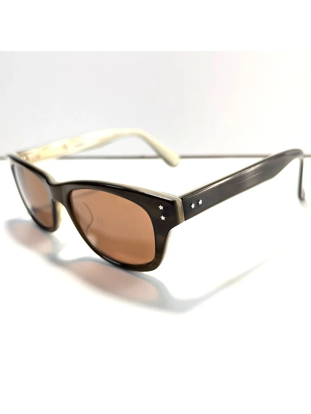 Derek Lam 'PARKER' Brown Sunglasses Size: 53-19-143 Light Brown Lenses Classic